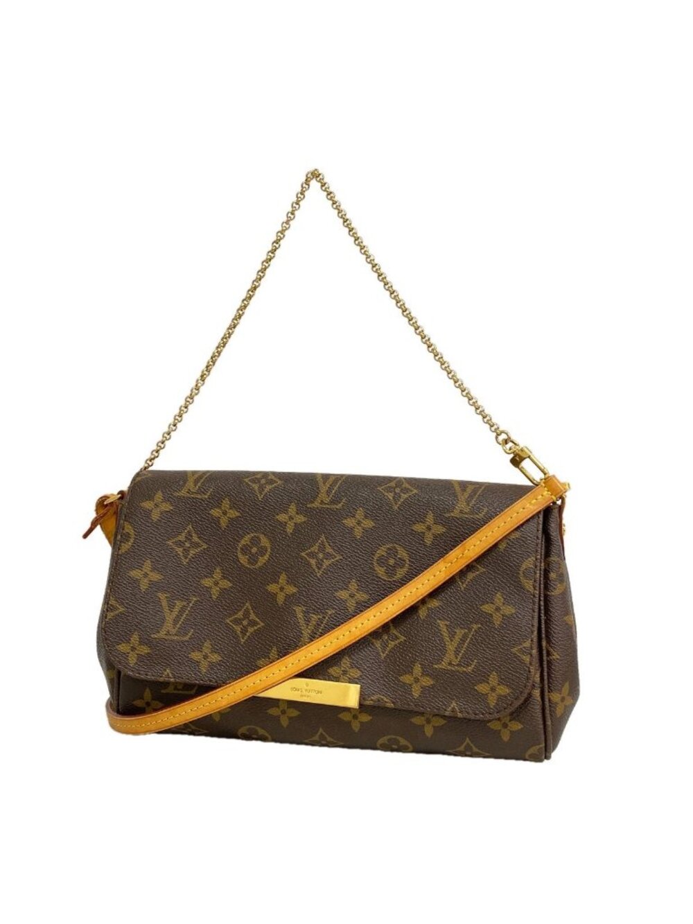 Louis Vuitton Handbag Monogram Favorite PM Brown 2-Way